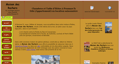 Desktop Screenshot of maison-des-rochers.fr