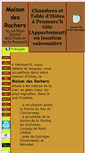 Mobile Screenshot of maison-des-rochers.fr