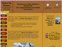 Tablet Screenshot of maison-des-rochers.fr